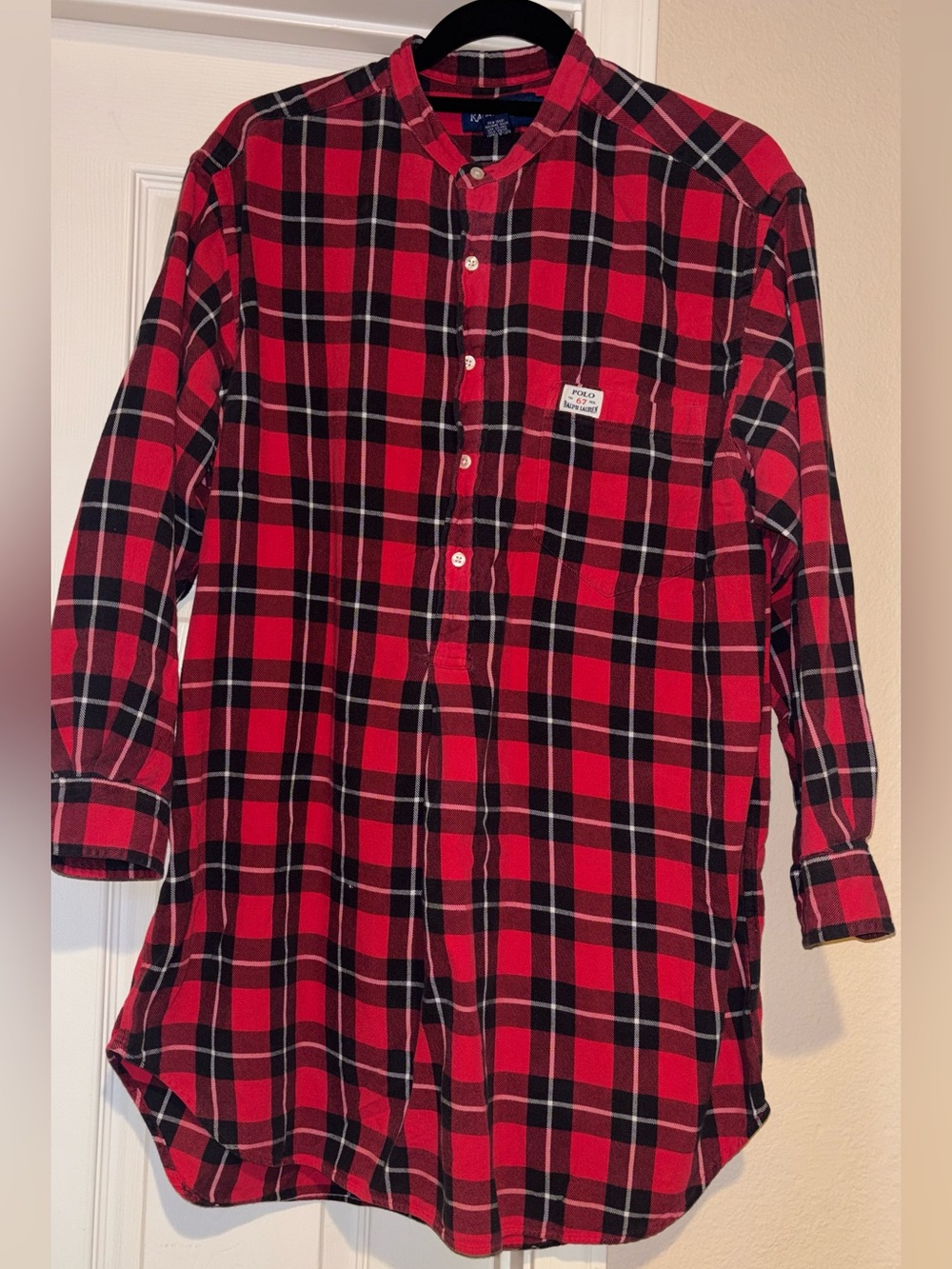 Vintage Ralph Lauren soft flannel night shirt M